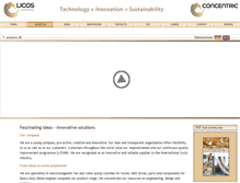 Tablet Screenshot of licostrucktec.com